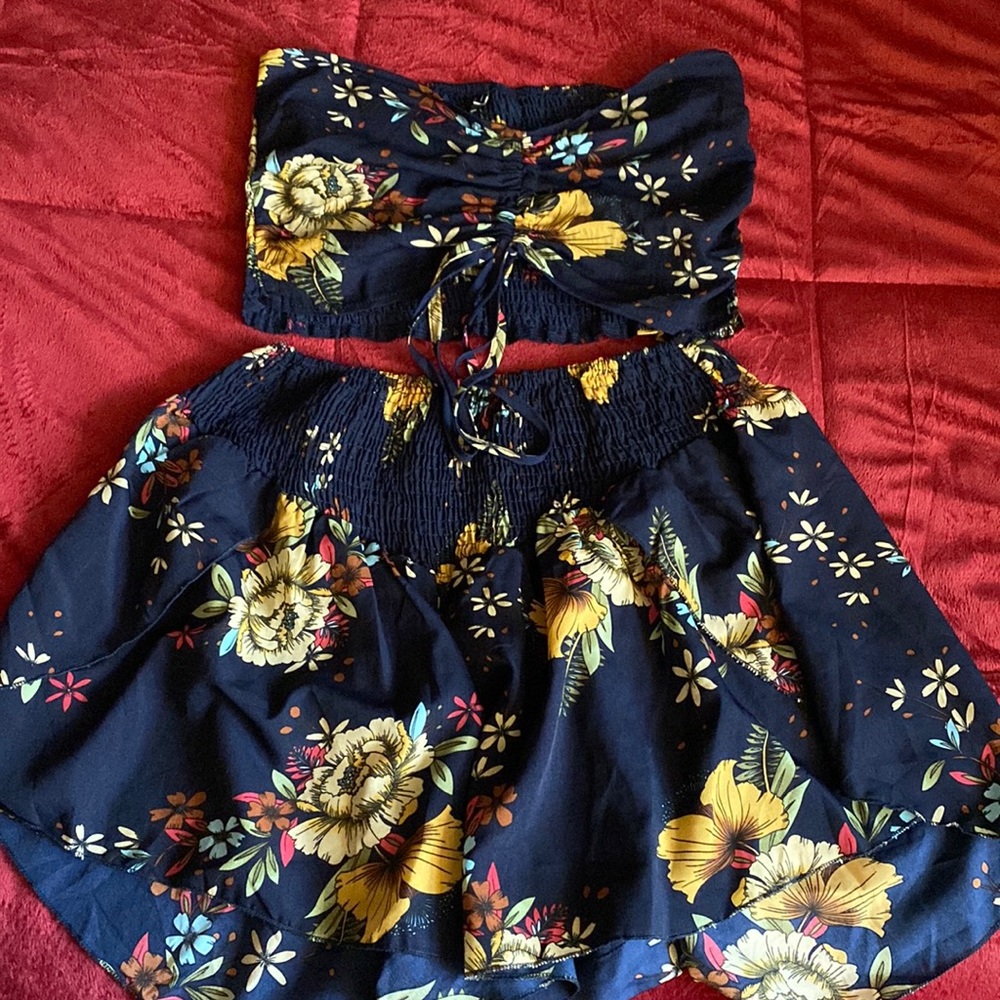 Tube Top &Short Set